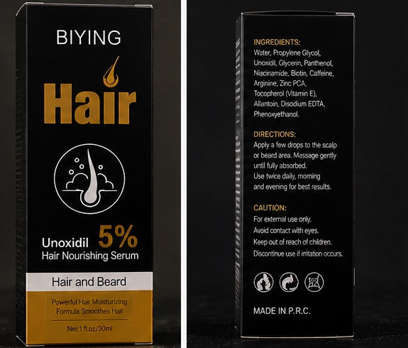 Pack 2 Flacons — Sérum Biying Cheveux & Barbe (cure 60 jours)